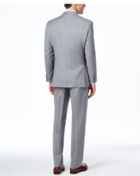 MICHAEL Michael Kors Michl Michl Kors Light Grey Sharkskin Classic Fit Suit