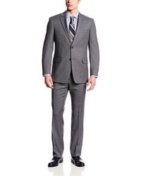 Tommy Hilfiger Nathan Gray Check Two Button Side Vent Suit