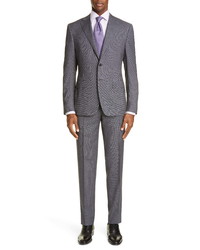 Canali Sienna Fit Houndstooth Wool Suit