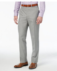 Kenneth Cole Reaction Slim Fit Light Grey Suit With Finished Pant Hem