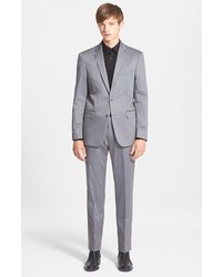 John Varvatos Star Usa Trim Fit Stretch Cotton Suit