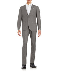 William Rast Textured Two Button Suit