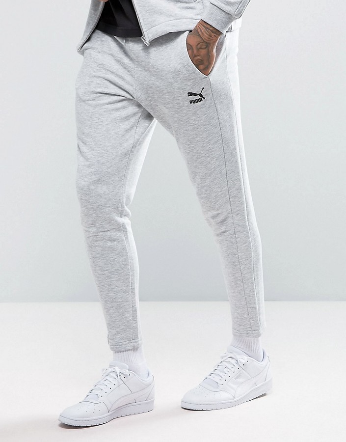 puma grey and white tracksuit