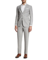 Ike Behar Two Piece Wool Suit Gray
