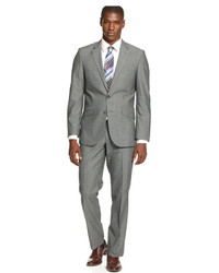 Kenneth Cole Unlisted By Mid Grey Pindot Slim Fit Suit