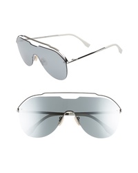 Fendi 137mm Shield Aviator Sunglasses