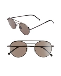 CUTLER AND GROSS 50mm Polarized Round Sunglasses  