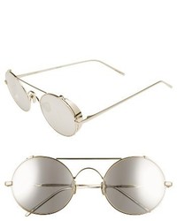 Linda Farrow 51mm Oval Sunglasses