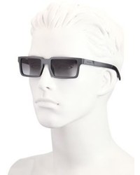 Prada 51mm Rectangle Aluminum Sunglasses