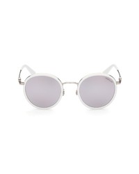 Moncler 51mm Round Polarized Sunglasses