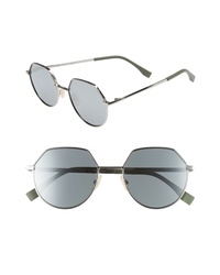 Fendi 54mm Round Sunglasses