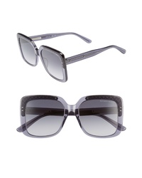 Bottega Veneta 54mm Square Lens Sunglasses