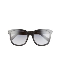 Moncler 55mm Mirrored Square Sunglasses