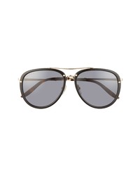 Gucci 56mm Aviator Sunglasses