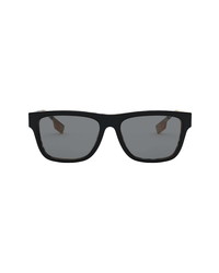 Burberry 56mm Rectangular Sunglasses