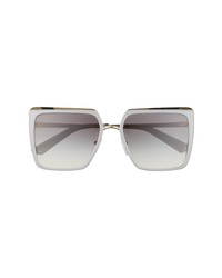 Prada 57mm Gradient Square Sunglasses
