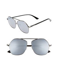 McQ Alexander McQueen 59mm Aviator Sunglasses