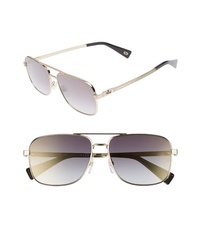 Marc Jacobs 59mm Gradient Navigator Sunglasses