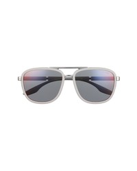 Prada 60mm Mirrored Pillow Sunglasses