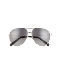 Moncler 60mm Polarized Pilot Sunglasses
