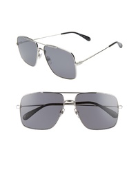 Givenchy 61mm Polarized Square Sunglasses
