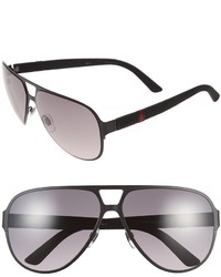Gucci 62mm Aviator Sunglasses