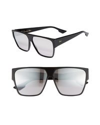 Dior 62mm Flat Top Square Sunglasses