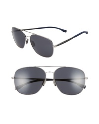BOSS 62mm Polarized Special Fit Aviator Sunglasses  