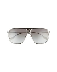 Burberry 62mm Square Sunglasses In Silvergrey Gradient At Nordstrom