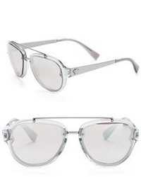 Versace 64mm Logo Temple Sunglasses