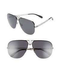 Givenchy 64mm Oversize Navigator Sunglasses