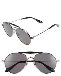 Givenchy 7012s 56mm Polarized Sunglasses Dark Rutheniumpolar
