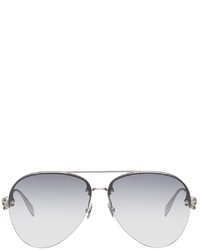 Alexander McQueen Am0270s Aviator Sunglasses