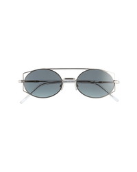 Dior Homme Architect 53mm Oval Aviator Sunglasses