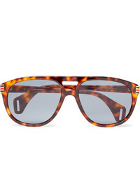 Gucci Aviator Style Tortoiseshell Acetate Sunglasses