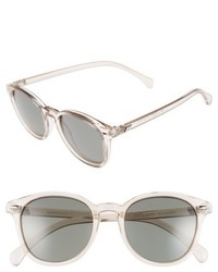 Le Specs Bandwagon 51mm Polarized Sunglasses Crystal Stone
