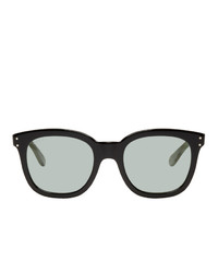 Gucci Black And Green Square Sunglasses