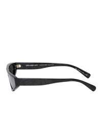 Alain Mikli Paris Black And Silver Alexandre Vauthier Edition Josseline Sunglasses