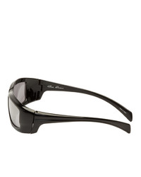 Rick Owens Black And Silver Rick Sunglasses