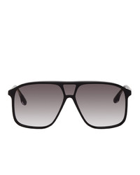 Victoria Beckham Black Aviator Sunglasses