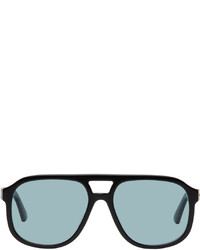 Gucci Black Aviator Sunglasses