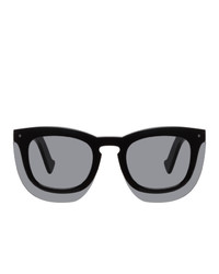 Grey Ant Black Inbox Square Sunglasses
