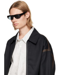 Dries Van Noten Black Linda Farrow Edition 190 C1 Sunglasses
