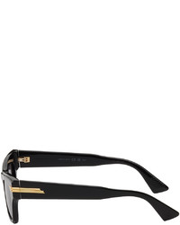 Bottega Veneta Black Mitre Cat Eye Sunglasses
