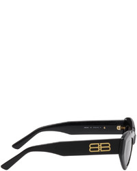 Balenciaga Black Rive Gauche Cat Sunglasses