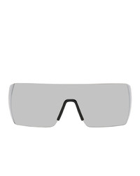 Kenzo Black Shiny Shield Sunglasses