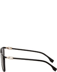 Fendi Black Square Ff Sunglasses