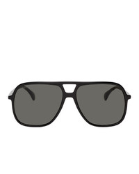 Gucci Black Ultralight Pilot Sunglasses