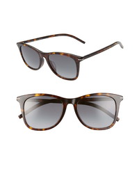 Dior Homme Blacktie 55mm Polarized Square Sunglasses