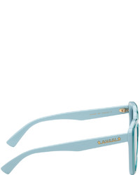 Gucci Blue Square Sunglasses